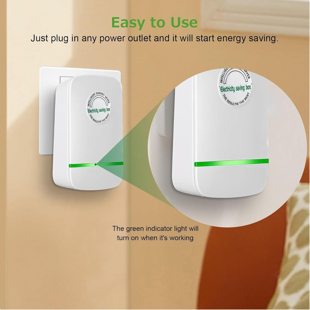 DICEEVIL 4 Pack Power Saver, Energy Saving Device Power Saver Electricity Saving Box, Household Voltage Stabilizer Energy Saver Office Market Device, 90V-240V US Plug