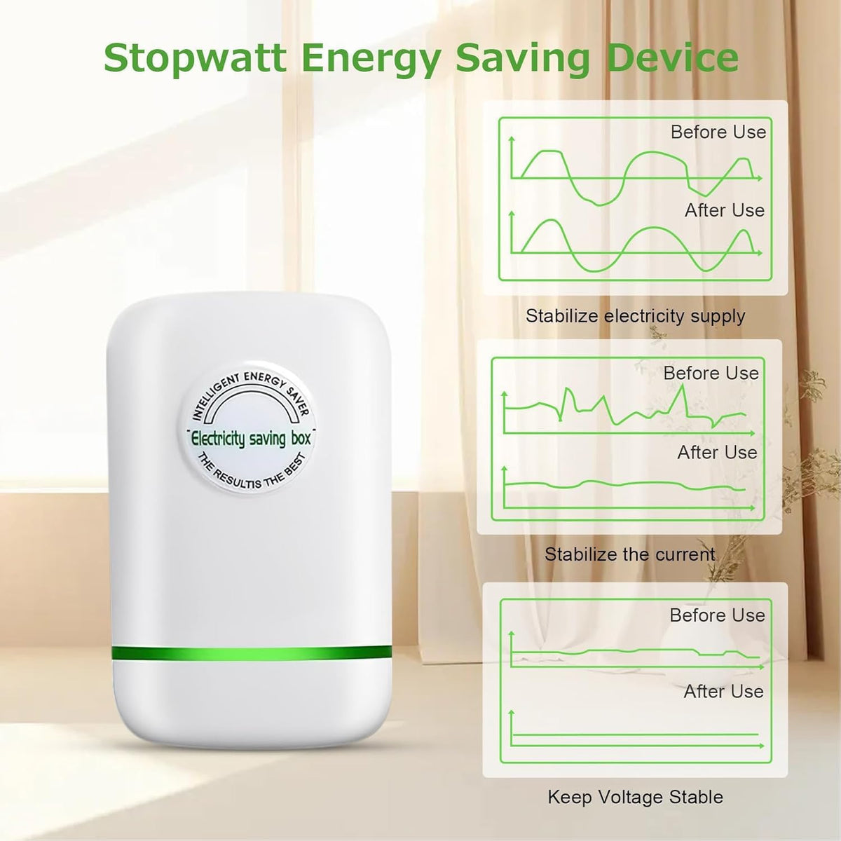 DICEEVIL 4 Pack Power Saver, Energy Saving Device Power Saver Electricity Saving Box, Household Voltage Stabilizer Energy Saver Office Market Device, 90V-240V US Plug