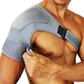 FAMKIT Shoulder Brace, Rotator Cuff Support Brace with Superior Breathability, Pressure for Preventing Strains and Dislocation, Alleviating Shoulder Pain, Adjustable Fit for Men and Women