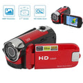 FAMKIT Portable Full HD 1080P High Definition Digital Video Camera, DV Camcorder Camera Recorder, 16MP 2.7 Inch LCD Screen 16X Digital Zoom, 270° Rotation, Red