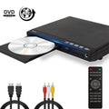 OhhGo DVD Players for Smart TV, DVD Players That Play All Regions, Simple DVD Player for Elderly, CD Player for Home Stereo System, with AV Output USB Input Remote Control, Cables Included