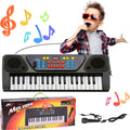 FAMKIT 37 Keys Piano Keyboard for Kids, Kids Digital Music Electronic Keyboard Piano Toy with Microphone, Electric Beginner Keyboard Piano Musical Toys for Girls Boys Christmas Birthday Gifts