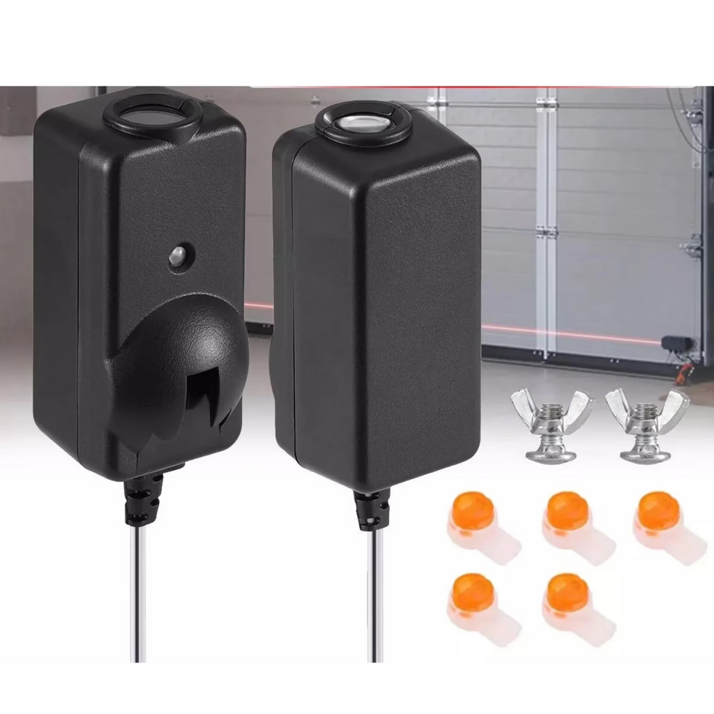 Leyeet 41A5034 Garage Door Sensors, Infrared Safety Sensor Replacement Parts for Liftmaster Chamberlain Craftsman Garage Door Opener
