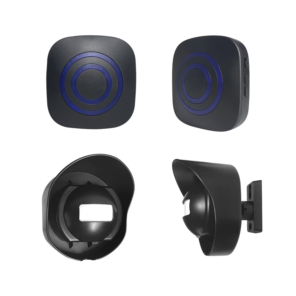 DICEEVIL Driveway Alarm, 656ft Wireless Driveway Alarm Outdoor Weather Resistant Motion Sensor- Security Alert-Monitor with 38 Chimes for Indoor Outdoor Use