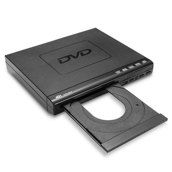 FAMKIT DVD Players for Smart TV, Simple DVD Player for Elderly, DVD Players CD Player with USB Input AV Cable for Home Stereo System, Black