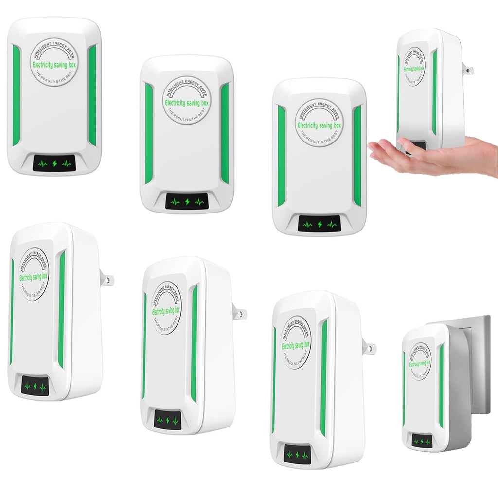 OhhGo 6 Pack Power Saver, Energy Saving Device Electricity Saving Box High Efficiency Household Stable Voltage Device Reduces Energy Costs US Plug