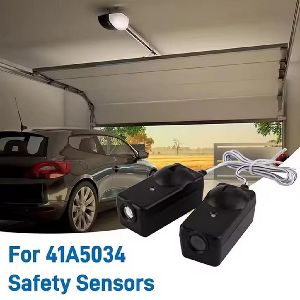 Leyeet 41A5034 Garage Door Sensors, Infrared Safety Sensor Replacement Parts for Liftmaster Chamberlain Craftsman Garage Door Opener