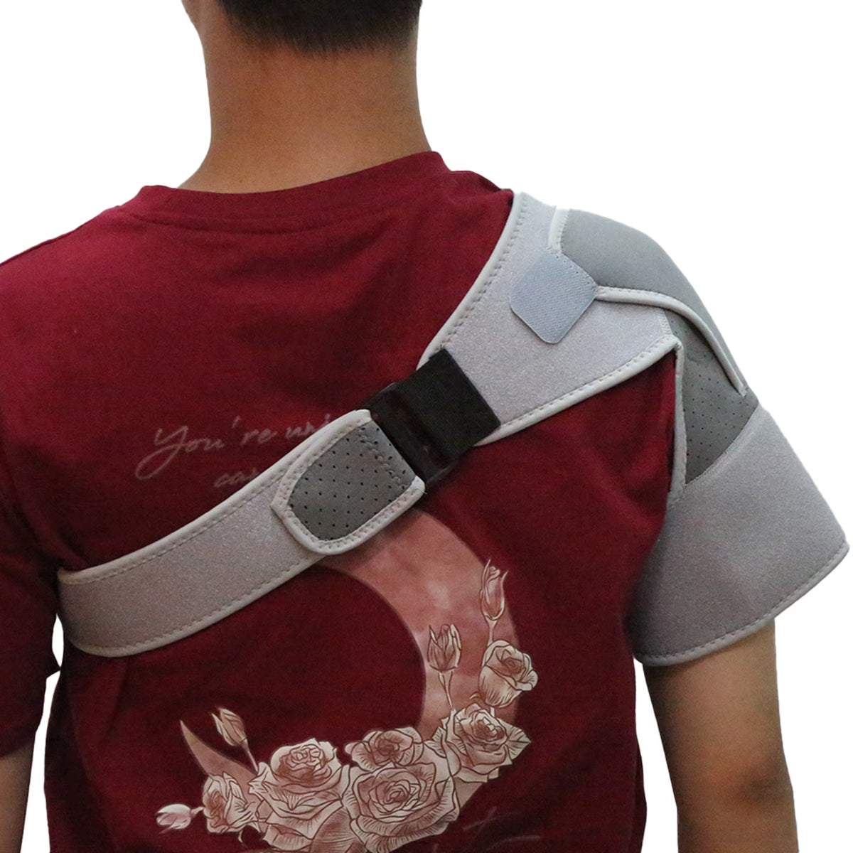 FAMKIT Shoulder Brace, Rotator Cuff Support Brace with Superior Breathability, Pressure for Preventing Strains and Dislocation, Alleviating Shoulder Pain, Adjustable Fit for Men and Women