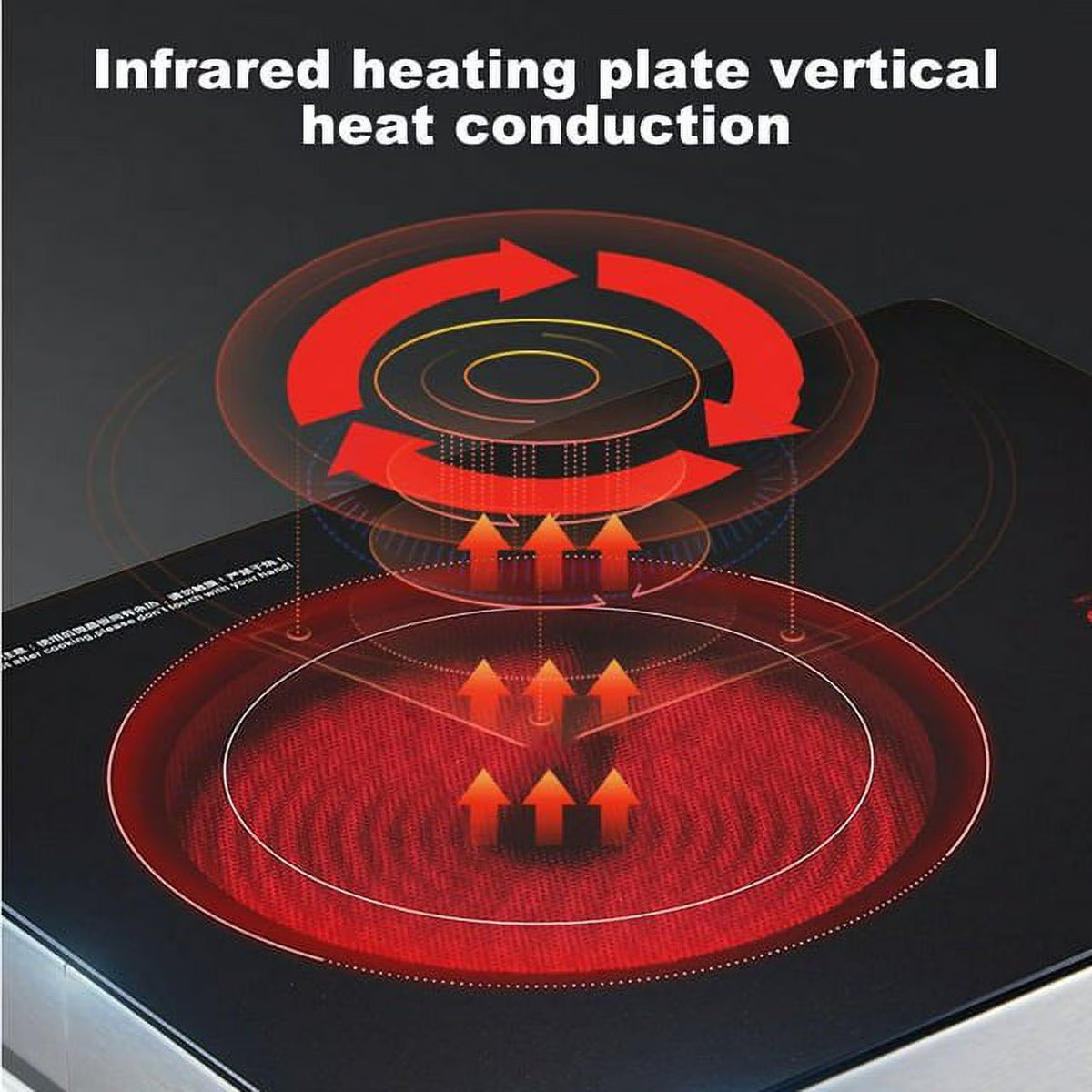 Hinzonek 3500W Hot Plate Electric Ceramic Stove Infrared Induction Cooker Home Cooktop Cooking Furnace US 110V