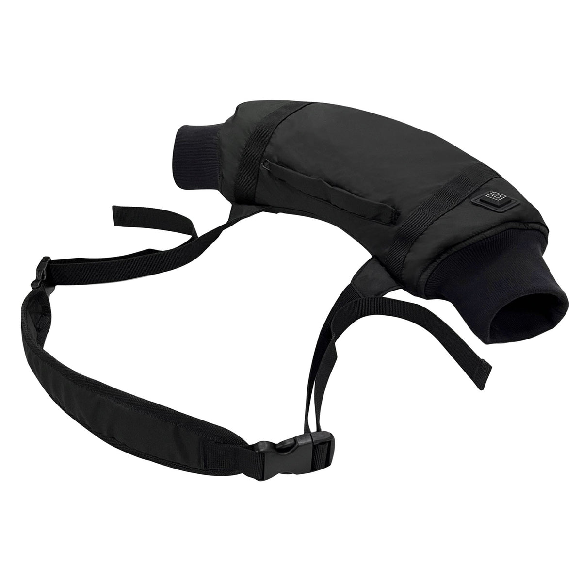 Haokaini Electric Heated Hand Warmer Pouch with Adjustable Belt, Portable USB Heated Hand Muff with 3-Temperature Settings for Men & Women, Ideal for Football, Hunting, Fishing, Camping, Instant Heating