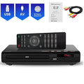 FAMKIT DVD Players for Smart TV, Simple DVD Player for Elderly, DVD Players CD Player with USB Input AV Cable for Home Stereo System, Black